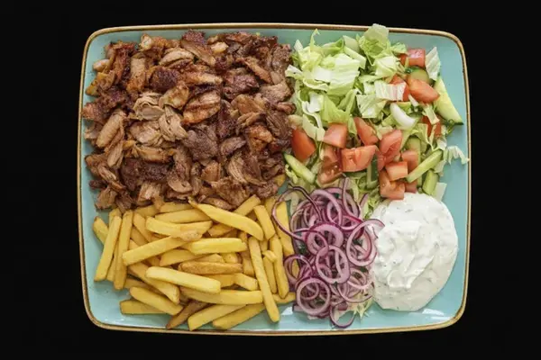 Döner-Teller gemischtes Fleisch